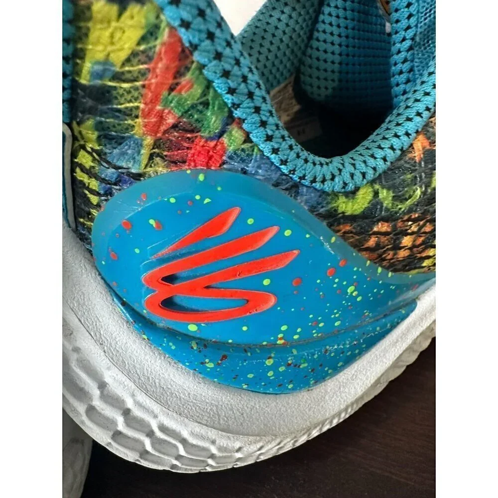 Under Armour Curry Flow 10 Sour Patch Kids Shoes 3025622 Mens Size 10 - Picture 11 of 15